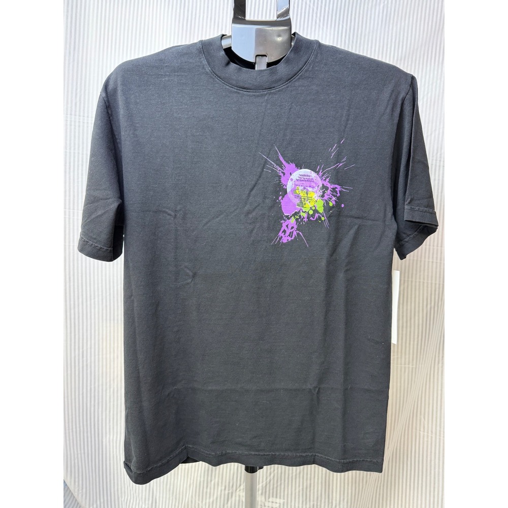 Babylon LA Mens Security Tag T-Shirt Black Graphic Tee‎ B22P101002 Size S NEW